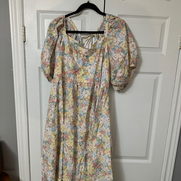 Joe Fresh High-Low Floral Dress - Picture 1 of 3